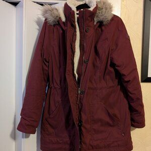 Women’s Hollister Sherpa Lined Faux Fur Hooded Coat